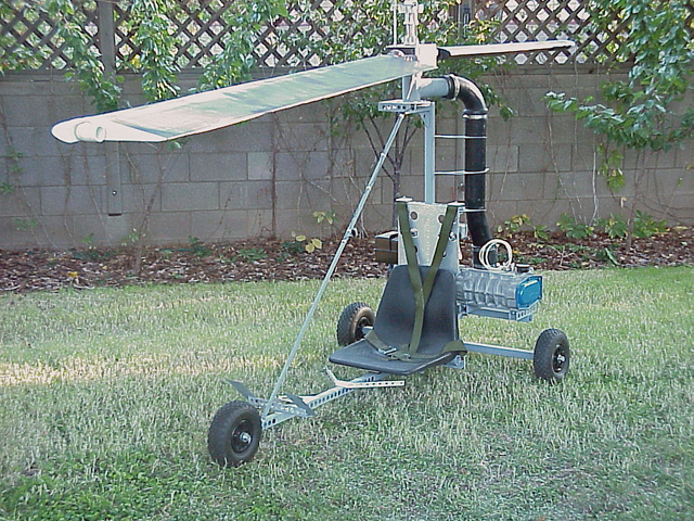 Michael Fuchs Ultralight Jet-Tipped Helicopter